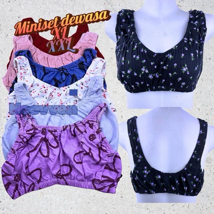3 6pcs Miniset wanita dewasa cewek remaja widie bra busui menyusui ukuran jumbo size XL XXL 3L bh sp