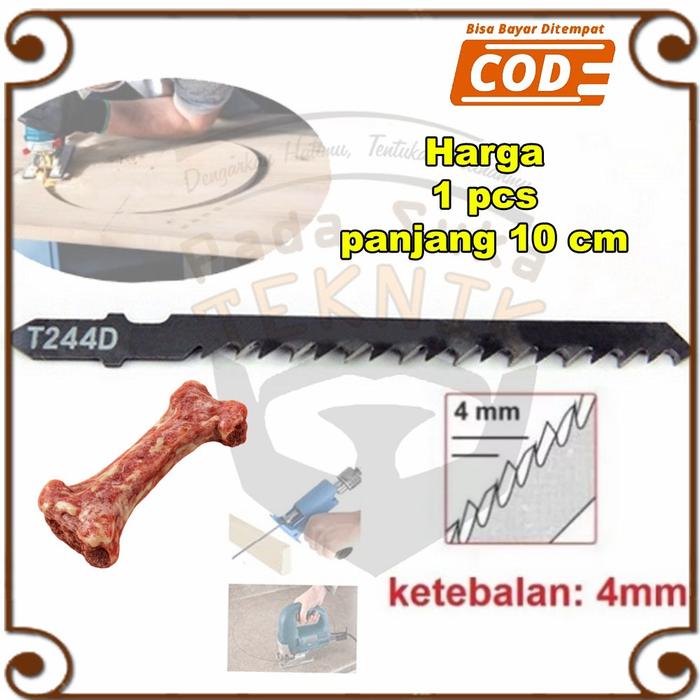 mata gergaji pisau mesin jigsaw/recipro iga cacah pemotong tulang kaki sum sum sapi kambing