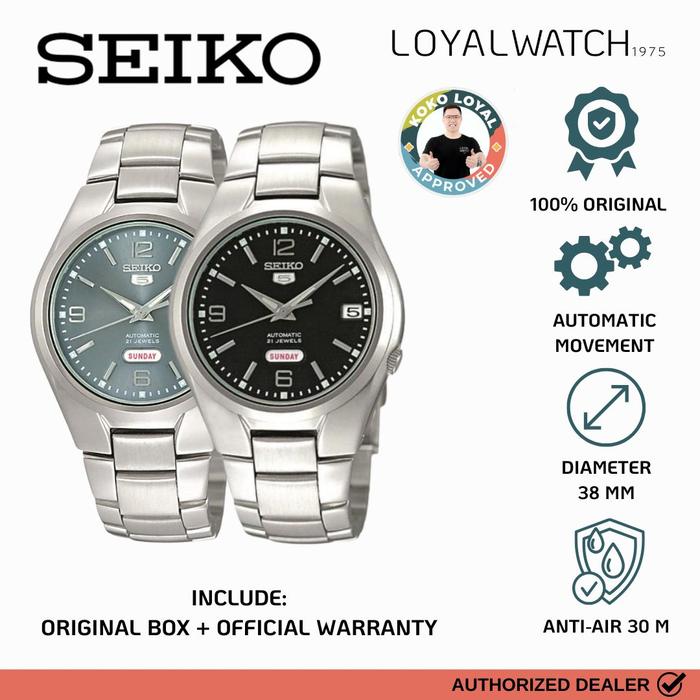Jam Tangan Seiko 5 Pria Snk623K1 Snk621K1 Stainless Steel Original Garansi Resmi