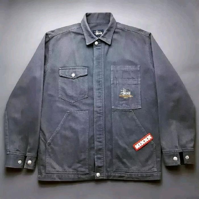 Vintage Stussy International S80 Work Chore Jacket.   K187