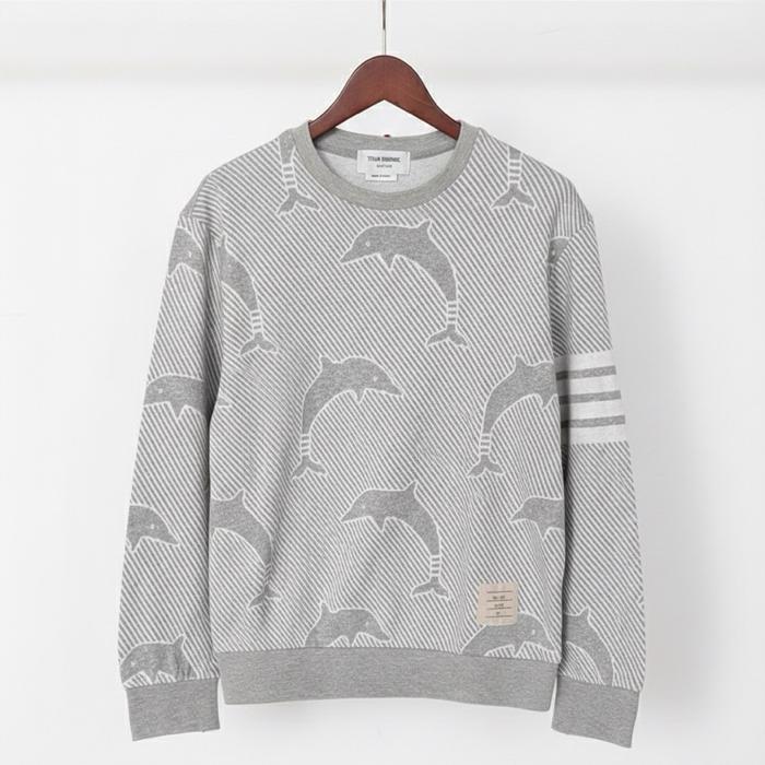Crewneck Thom Browne Sweater Full Logo