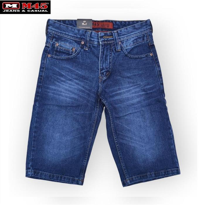 M45 Celana Pendek Jeans Pria Dark Blue Non Street - SP.5218.68