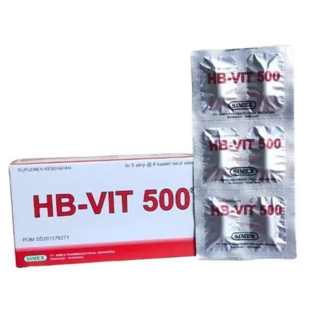 PROMO GUYS HB-Vit 500 Box 30 Tablet - Vitamin Zat Besi - Multivitamin Ibu Hamil & Menyusuin Mencegah