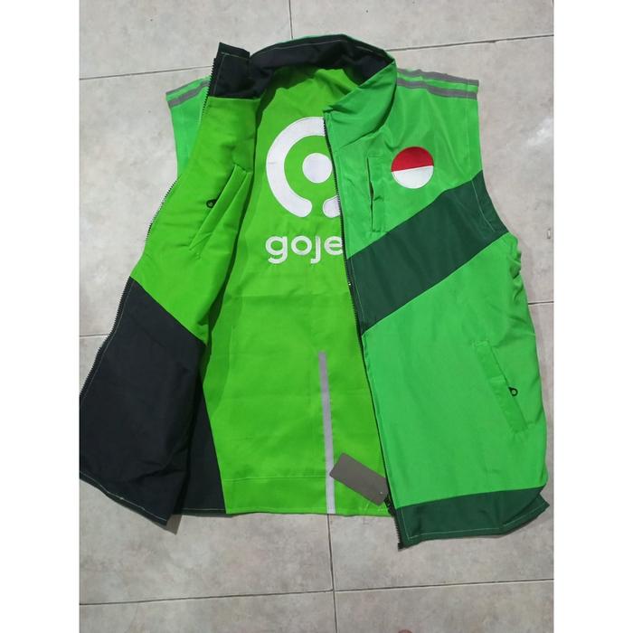 ROMPI GOJEK GRAB ORI BORDIR BAHAN ADEM REAL PICTURE