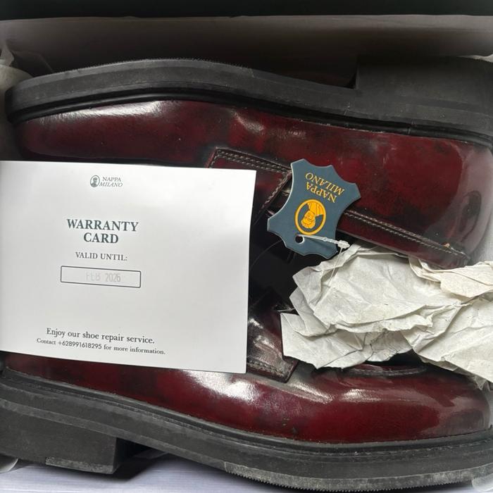 Preloved Nappa Milano Quinn Penny Maroon