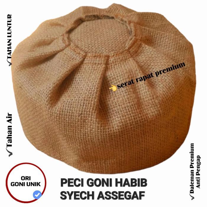 Terbaru Peci Goni Habib Syech Assegaf Muslim Unik