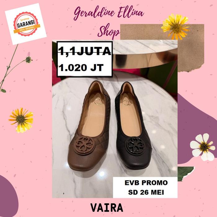 Sepatu flat shoes wanita seri VAIRA EVB SALE original 100%