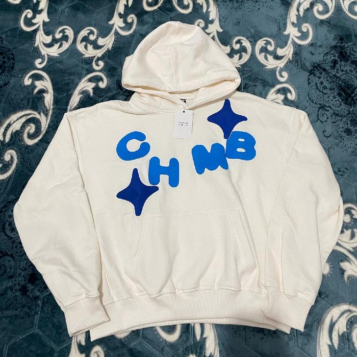 Original Murah Chambredelavain CHMB Hoodie Bedstar White Black Brown
