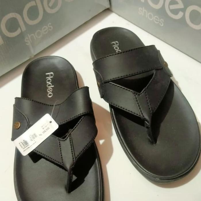 HNYA SZ 41 AJA Sandal Jepit Pria Casual FLADEO MDS 338-2 Sepatu Sandal Pria Casual dengan Desain Ele