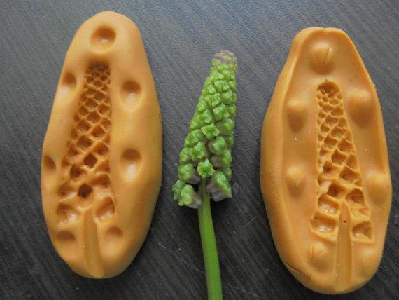 Plant foliage wheat silicone fandont mold wheat Silica gel moulds