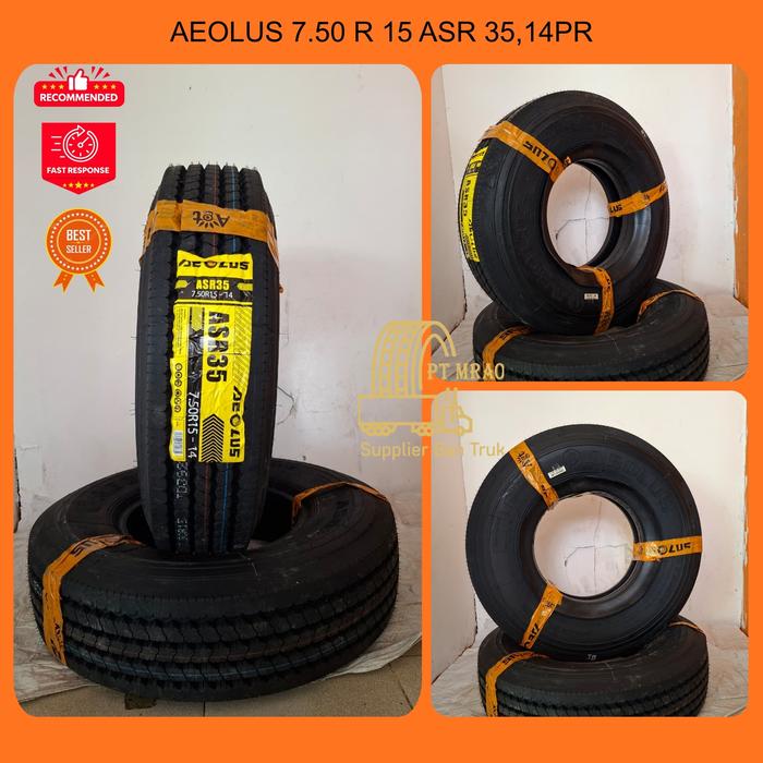 BAN TRUK KAWAT AEOLUS 750 R 15 ASR 35 SET (KOMPLIT)