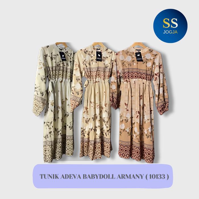 TUNIK ADEVA BABYDOLL ARMANY - TUNIK MUSLIMAH WANITA - TUNIK MUSLIMAH ADEVA