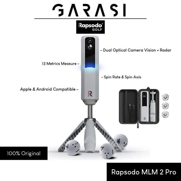 PREMIUM Rapsodo MLM 2 PRO Mobile Launch Monitor + Golf Simulator
