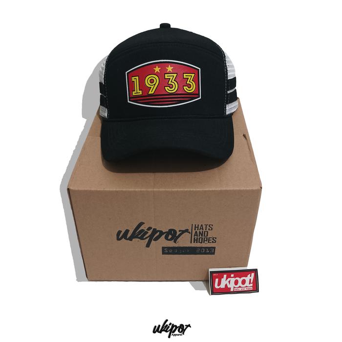 topi jaring topi persib putih original trucker cap Karet