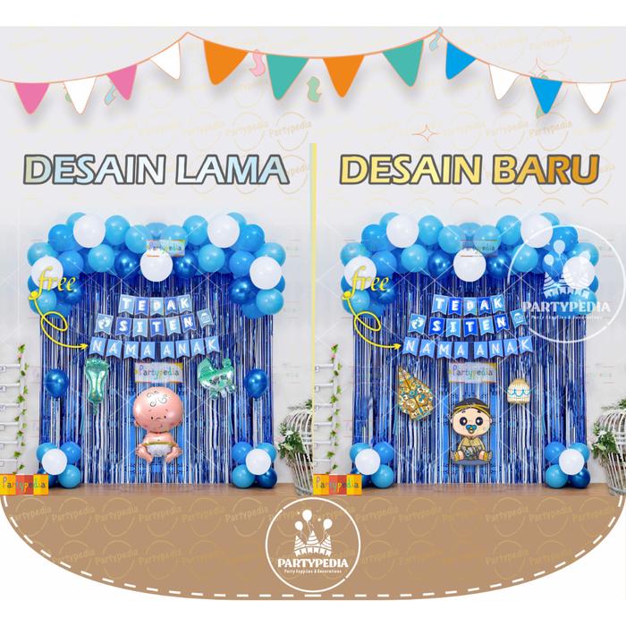 Safitiri Paket Dekorasi Tedak Siten Anak/Bayi Laki-Laki