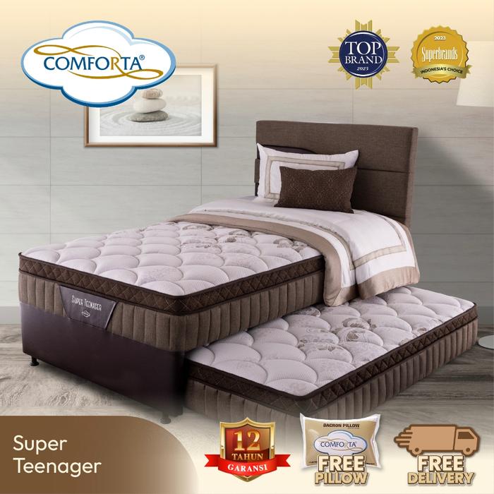 COMFORTA Kasur Springbed Super Teenager Fullset