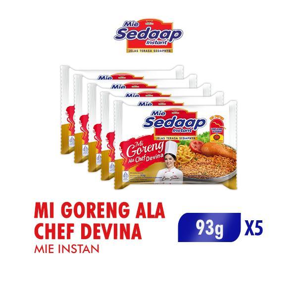 Sedaap Mie Instant Goreng Ala Chef Bag 93 gr x 5 pcs