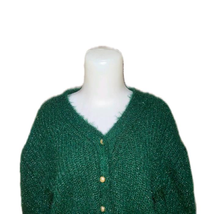 kardigan anggora Knitwear Cardigan Wanita Baju Crop Atasan Oversize Cewek Pendek Casual