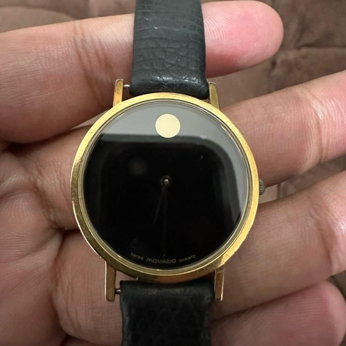 Jam Tangan Movado Black Dial