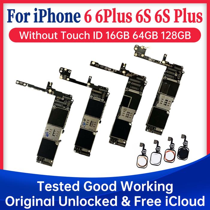 For iphone 6 6Plus 6S 6S Plus Motherboard 100% Original Unlocked No