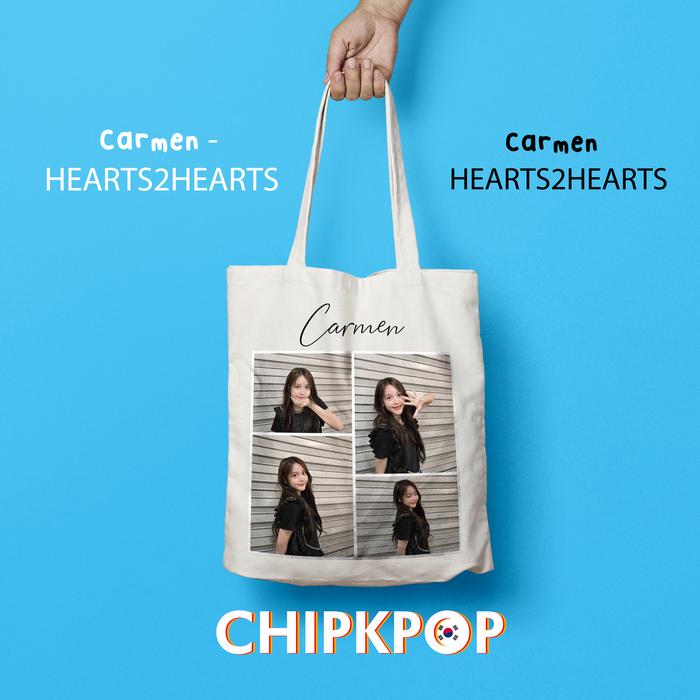 TOTEBAG [PAKET SET] CARMEN H2H HEARTS2HEARTS I PC H2H I PHOTOCARD H2H I CARMEN I ALBUM H2H HEARTS TO