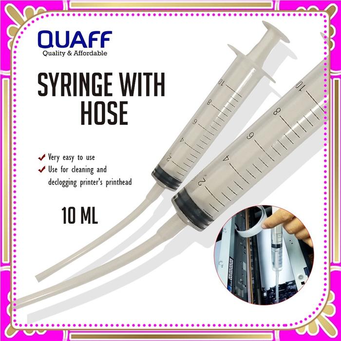 Ink Refill Injection/Syringe/Printer Head Cleaning Hose/Suntikan Printer/Suntikan Tinta 10ML