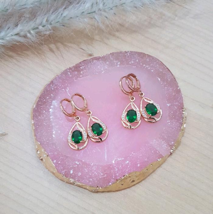 (6) anting xuping titanium hijau