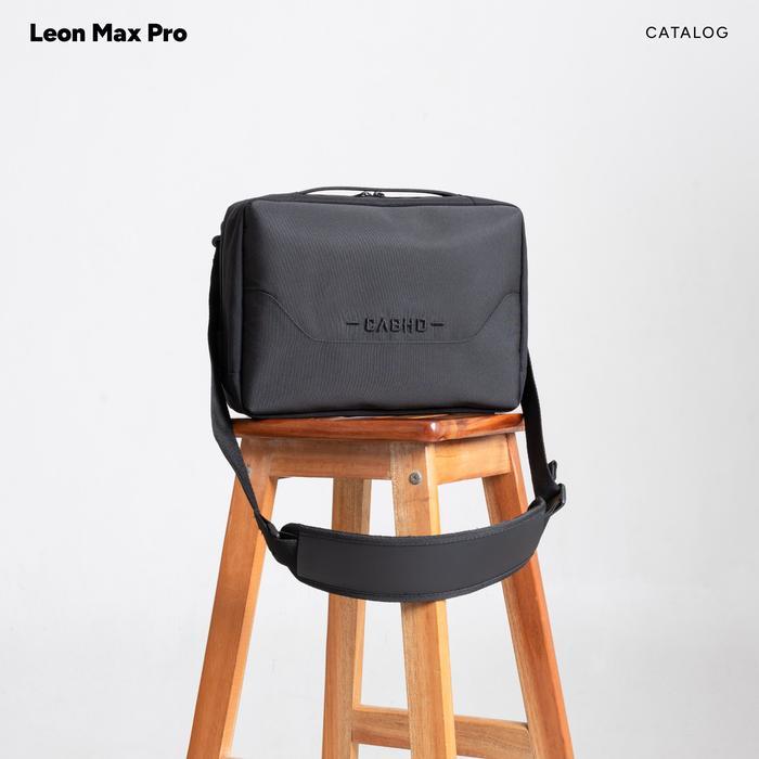 CAGHO I Slingbag Leon Max PRO I Tas selempang pria I Slingbag Tahan Air I Tas Ipad 12,5 inch Anti Ba