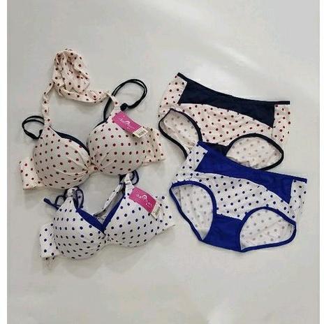 Bra set tali leher bh halter neck dan celana dalam setelan pakaian dalam wanita art.1507