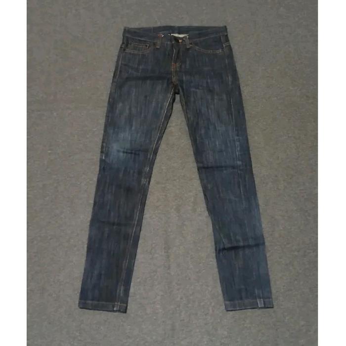 Number Nine Indigo Blue Skinny Jeans Original Celana Panjang Denim Biru Pria
