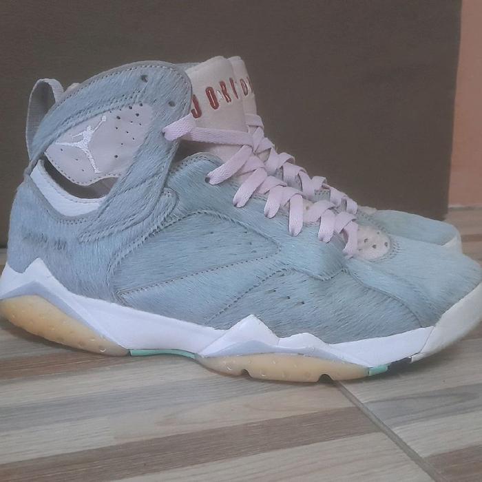 sepatu sneakers basket air jordan 7 retro hare 2.0 original 100% Authentic guarantee