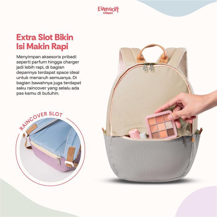 Eiger - EVERNEXT Tas Ransel Wanita Tas Sekolah Tas Kuliah Cewek Backpack Avery Tas Punggung Laptop W