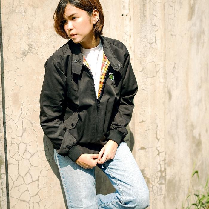 Crsl Odin Adopter Jacket | Ack | Jaket Harington | Outerwear Drill Motor Casual Pria Basic Hitam Teb