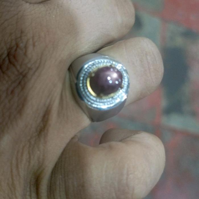 ruby star daging natural size ring7 ring monel nyaman dipakai elegant