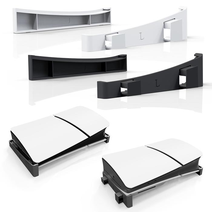 Base Stand Holder Space Saving Horizontal Stand with Anti-Slip Mads Display Stand for Playstation 5 
