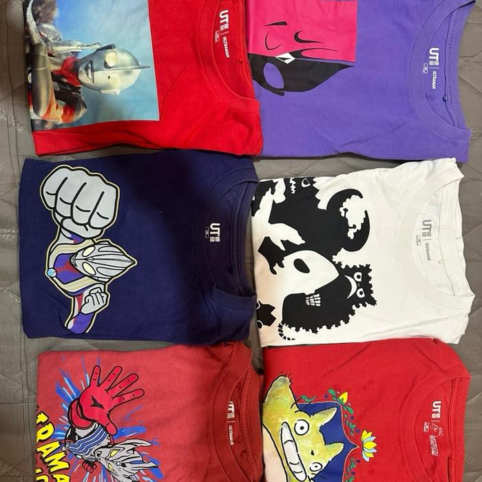 Uniqlo UT kids original kaos anak ultraman ghibli totoro kaiju size 130