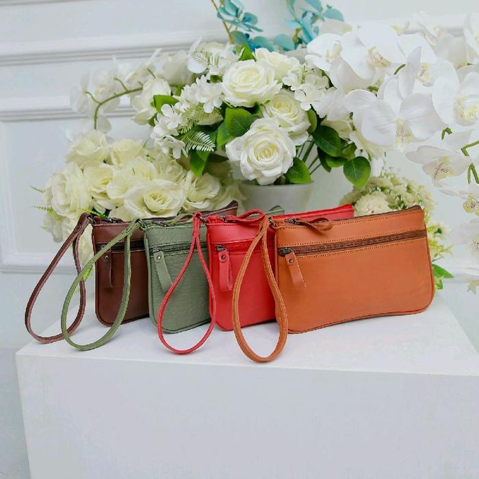 SASA DESIGN clutch kulit sapi size 24cm x 15cm