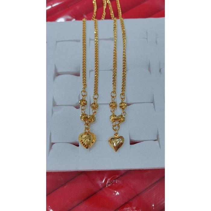 Kalung Bangkok pengait s ada tumbuk 916(mirip emas asli)