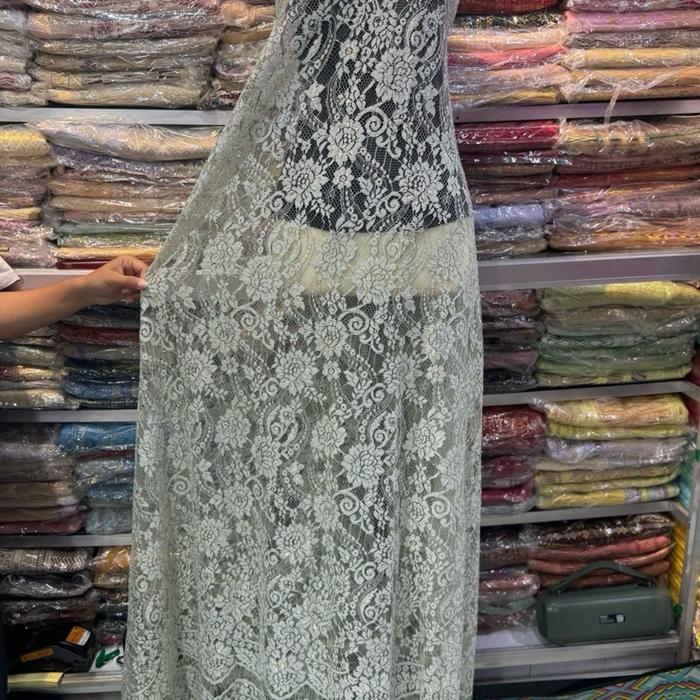 Kebaya semi prancis metalic premium