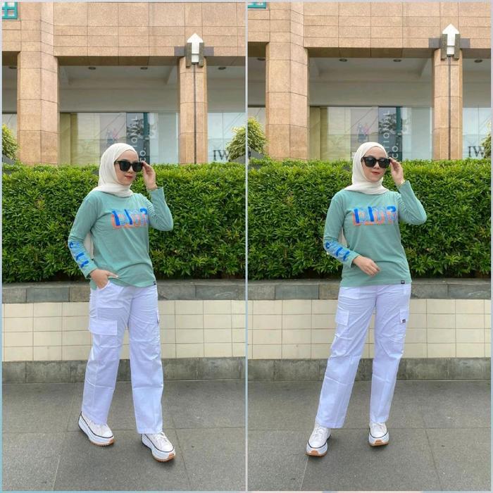 SET KULOT  DM3 bahan combed premium lebaran terbaru 2024 kekinian long tunik DM3 cloth oversize leba
