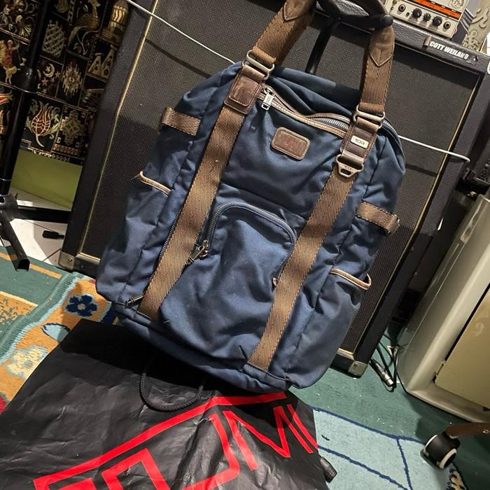 Tas Ransel Kerja TUMI Office Laptop Backpack Alpha Bravo Lejeune Blue Limited Edition ORIGINAL
