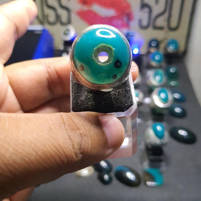 cincin Bacan Doko Combong Natural 100% dim 21 x 21 x 7mm