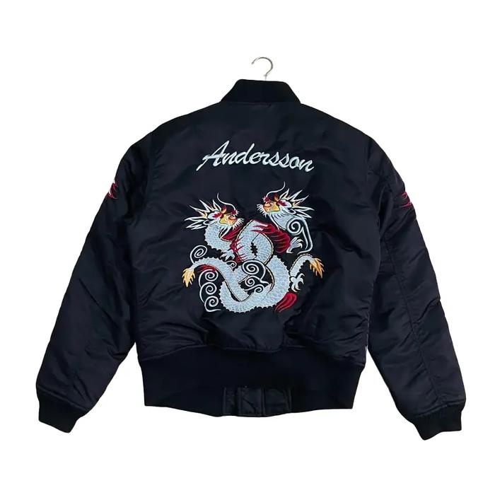 Schott x anderson bell ma-1 bomber jacket