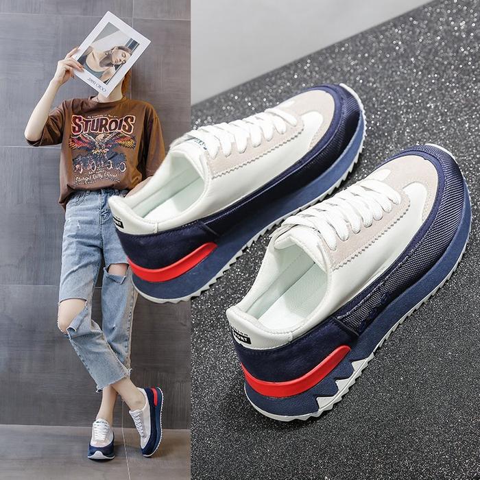 Sepatu Sneakers Import Wanita Korea Sport S880 - Sepatu Sneakers Wanita Casual