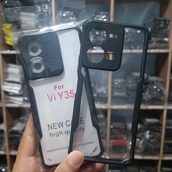 S/P- (HOT ITEM) Case For VIVO Y35 2022 Case Fusion Shockproof Premium Protek Camera Casing vivo Y35