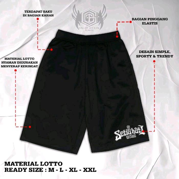 CELANA PENDEK PSHT (SETIA HATI TERATE) KEREN COWOK/CEWEK