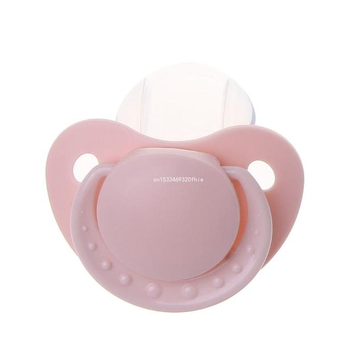 Original Adult Sized Pacifier Pink Blue Large Teat Calm Down