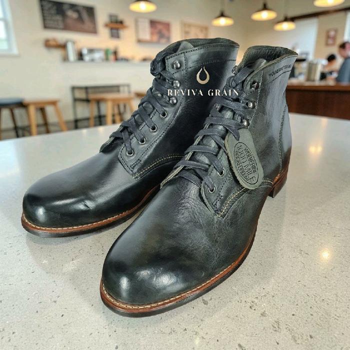 Sepatu Boots Super Rare Wolverine 1000 Mile Morley Black