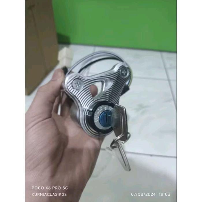 KUNCI KONTAK CARRY PNP CB GL MEGAPRO TIGER SET PANGKON KONTAK CNC TINGGAL PASANG SET DOBEL STATER PL
