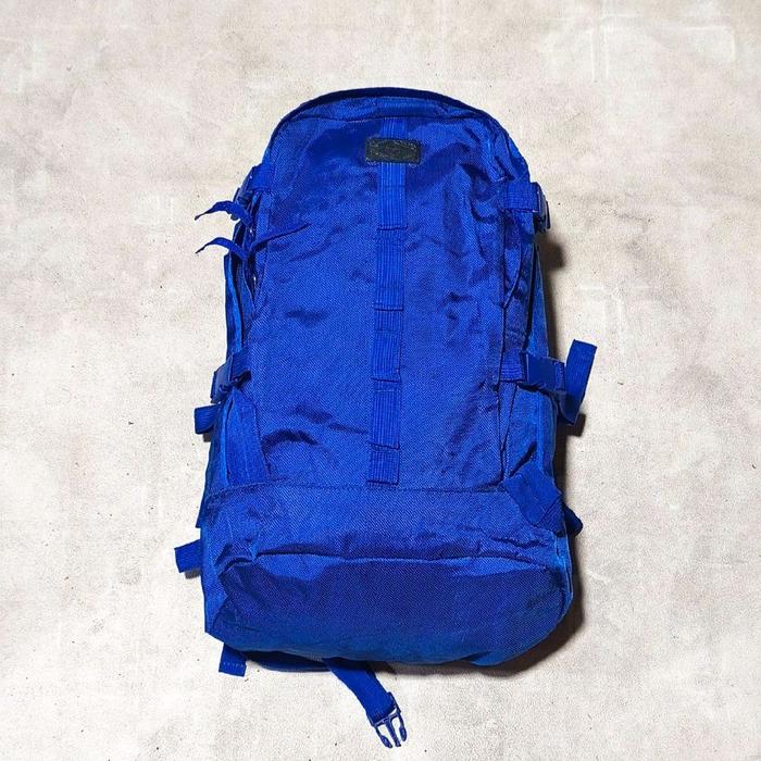 Tas daypack ransel dusta biru bekas
